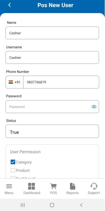 How to create new pos user in tmdsuite application How to create new pos user in tmdsuite application