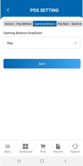 How to active Opening Balance option? How to active Opening Balance option?