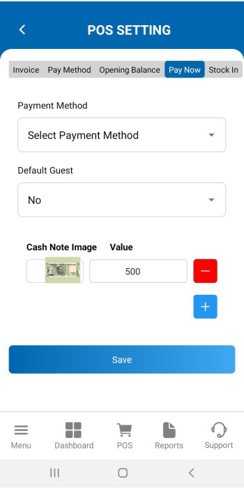 What is the pay now option in the POS setting? What is the pay now option in the POS setting?