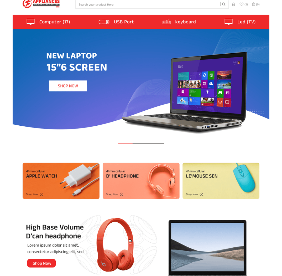 Home Appliances Theme
