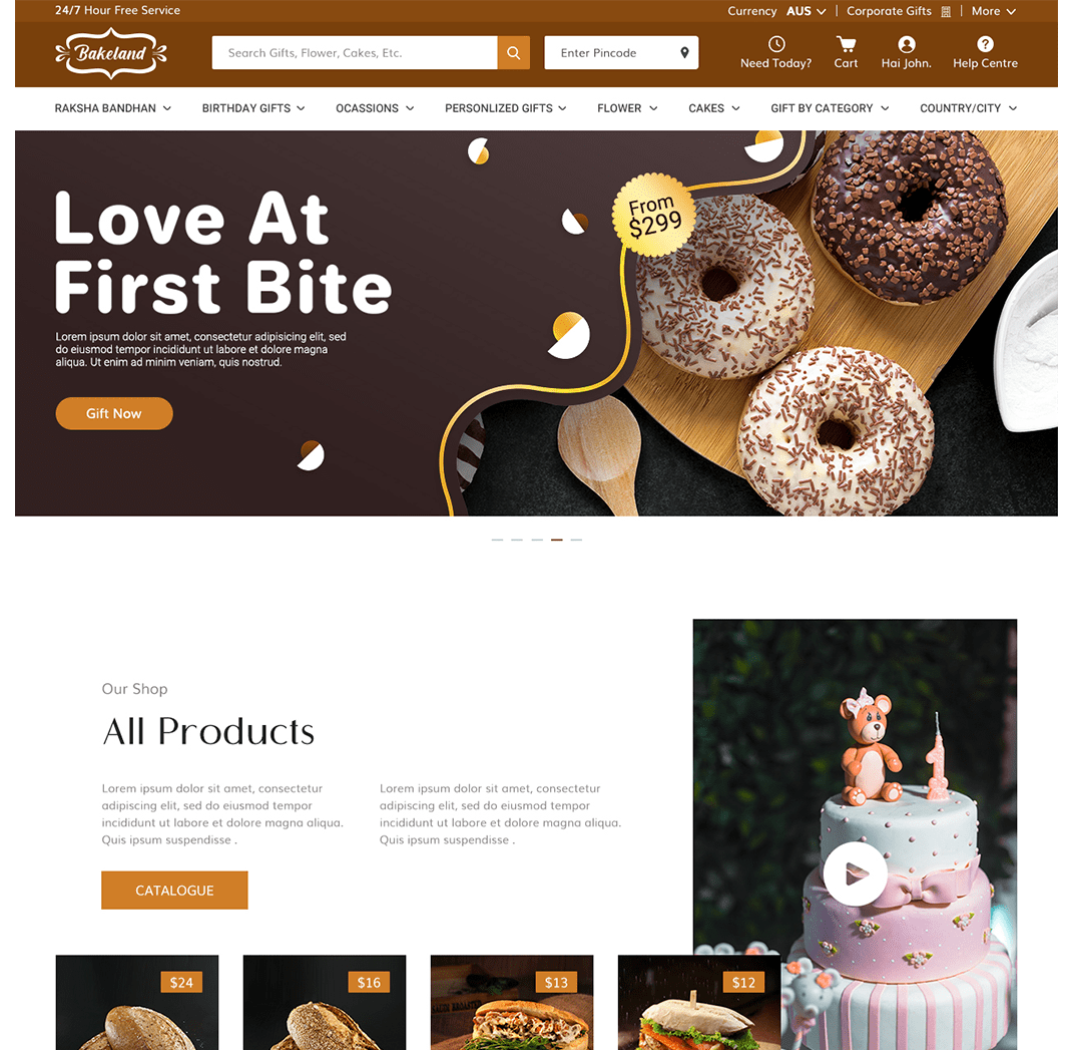 Bakery Theme